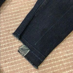 J Brand Jeans - J brand size 26, dark indigo wash step hem jeans J Brand Jeans - J brand size 26, dark indigo wash step hem jeans